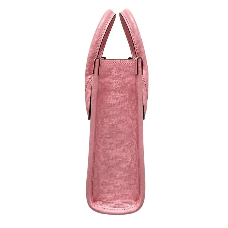 Gucci Handbag - 671623 Pink×yellow×multi Bananya Collaboration/bnf Leather