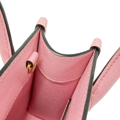 Gucci Handbag - 671623 Pink×yellow×multi Bananya Collaboration/bnf Leather