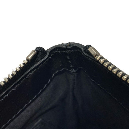 Balenciaga Clutch Bag Navy Clip M 373834 Ivory And Black Leather