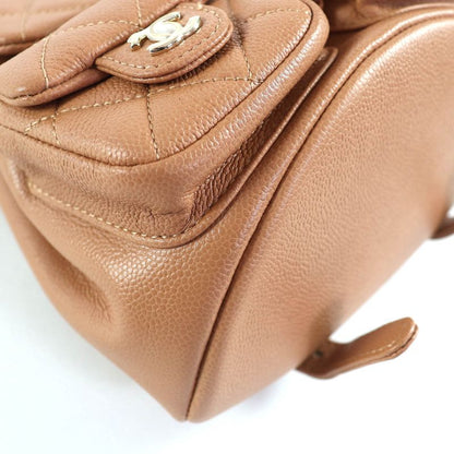 CHANEL As3860 Caviar Skin Matelasse Coco Mark Chain Backpack Random Serial