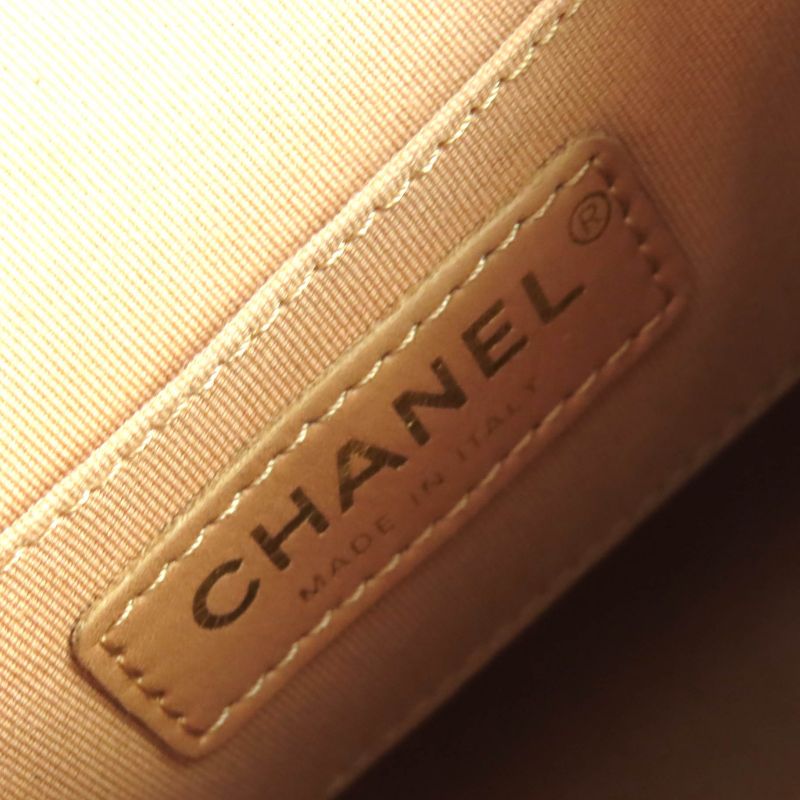 CHANEL As3860 Caviar Skin Matelasse Coco Mark Chain Backpack Random Serial