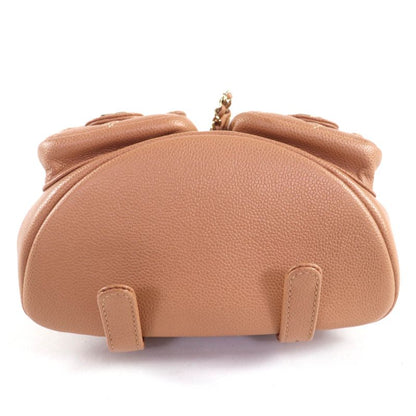 CHANEL As3860 Caviar Skin Matelasse Coco Mark Chain Backpack Random Serial