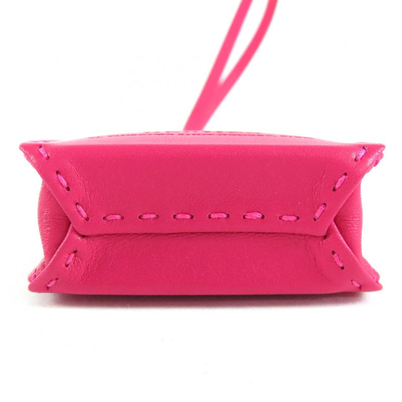 Hermes SAC Orange Sac Oranje Anjomiro Rose Mexico Bag Charm Y Engraved With Box