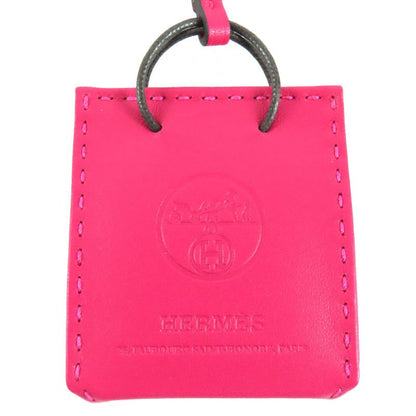 Hermes SAC Orange Sac Oranje Anjomiro Rose Mexico Bag Charm Y Engraved With Box