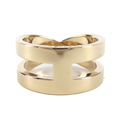 Hermes Ribbon Bijouterie Fantaisie H Motif Scarf Ring Gold Ladies Recommended