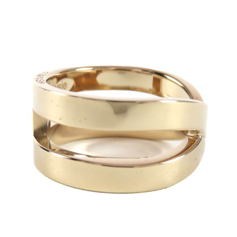 Hermes Ribbon Bijouterie Fantaisie H Motif Scarf Ring Gold Ladies Recommended