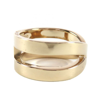 Hermes Ribbon Bijouterie Fantaisie H Motif Scarf Ring Gold Ladies Recommended