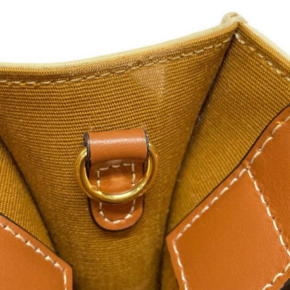 Celine Mini Vertical Cabas Ivory And Dark Brown Tote Bag