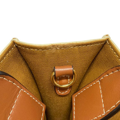 Celine Mini Vertical Cabas Ivory And Dark Brown Tote Bag