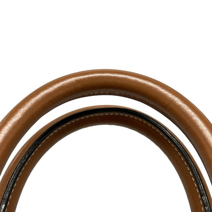 Celine Mini Vertical Cabas Ivory And Dark Brown Tote Bag