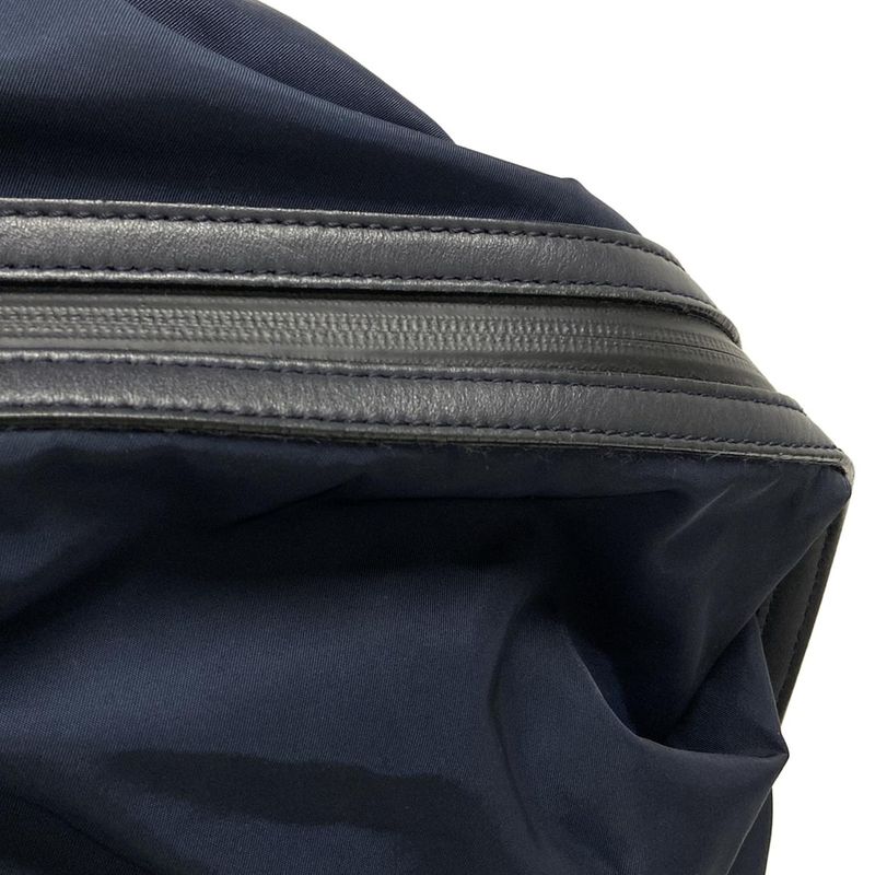 Fendi Backpack Sac Backpack/bag Bugs Eye 7vz035 Navy And Black Leather