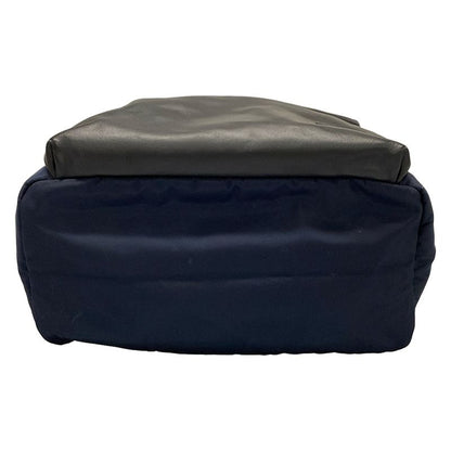 Fendi Backpack Sac Backpack/bag Bugs Eye 7vz035 Navy And Black Leather