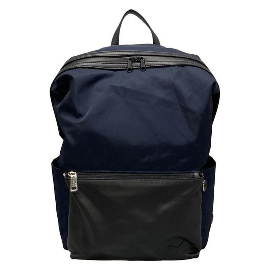 Fendi Backpack Sac Backpack/bag Bugs Eye 7vz035 Navy And Black Leather