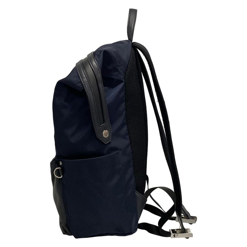 Fendi Backpack Sac Backpack/bag Bugs Eye 7vz035 Navy And Black Leather