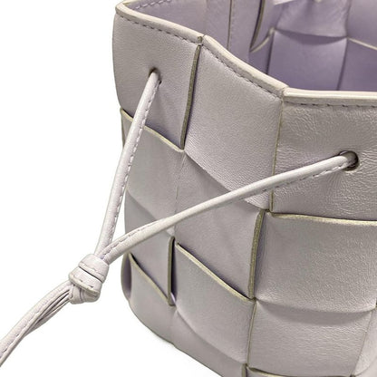 Bottega Veneta Shoulder Bag Small Cassette Crossbody Maxi Intrecciato Purple