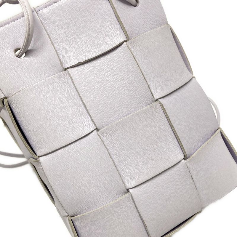 Bottega Veneta Shoulder Bag Small Cassette Crossbody Maxi Intrecciato Purple