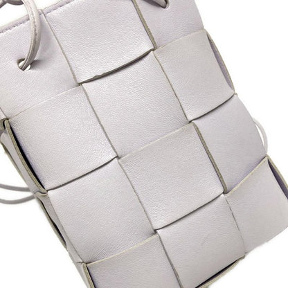 Bottega Veneta Shoulder Bag Small Cassette Crossbody Maxi Intrecciato Purple