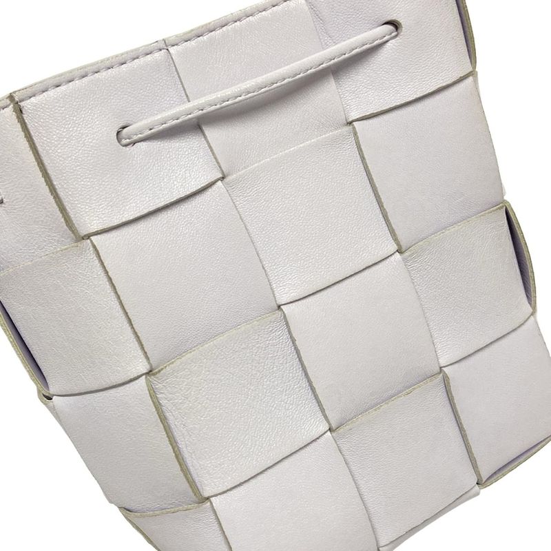 Bottega Veneta Shoulder Bag Small Cassette Crossbody Maxi Intrecciato Purple