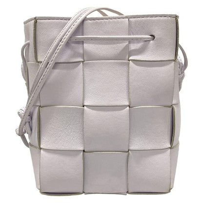 Bottega Veneta Shoulder Bag Small Cassette Crossbody Maxi Intrecciato Purple