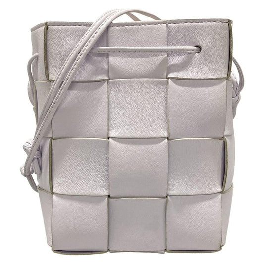 Bottega Veneta Shoulder Bag Small Cassette Crossbody Maxi Intrecciato Purple