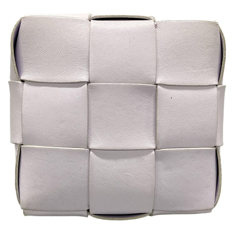 Bottega Veneta Shoulder Bag Small Cassette Crossbody Maxi Intrecciato Purple