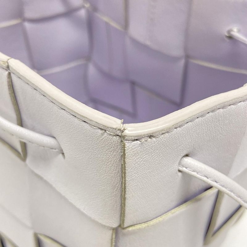 Bottega Veneta Shoulder Bag Small Cassette Crossbody Maxi Intrecciato Purple