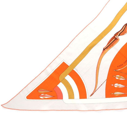 Hermes 2023 Triangle Gien Arcs En Ciel Rainbow Cashmere Silk Large Scarf