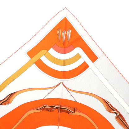 Hermes 2023 Triangle Gien Arcs En Ciel Rainbow Cashmere Silk Large Scarf