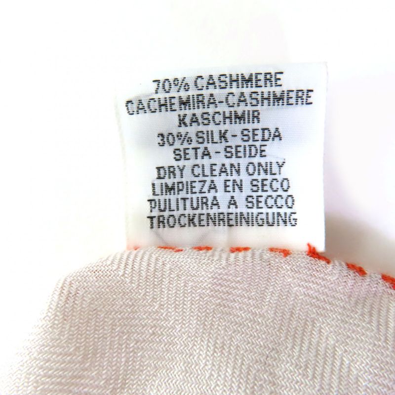 Hermes 2023 Triangle Gien Arcs En Ciel Rainbow Cashmere Silk Large Scarf