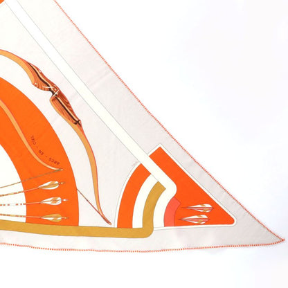Hermes 2023 Triangle Gien Arcs En Ciel Rainbow Cashmere Silk Large Scarf
