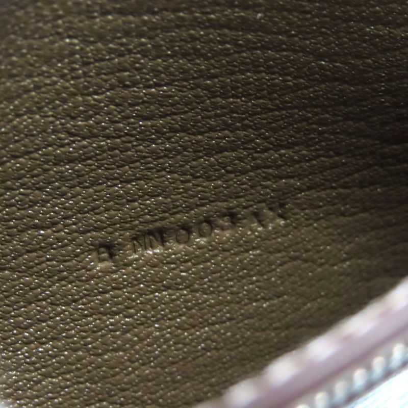 Hermes Bearn Souffle Chevre Etoupe H Logo Silver Hardware Long Wallet Engraved