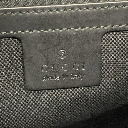 Gucci Shoulder Bag GG Plus GG Supreme 474137 Dark Gray X Black X Multi Leather