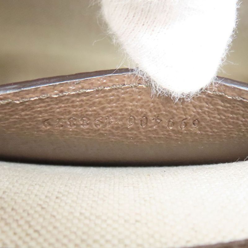 Gucci 699406 Jumbo GG Mini Tote Bag 2WAY Handbag Canvas Calf Women