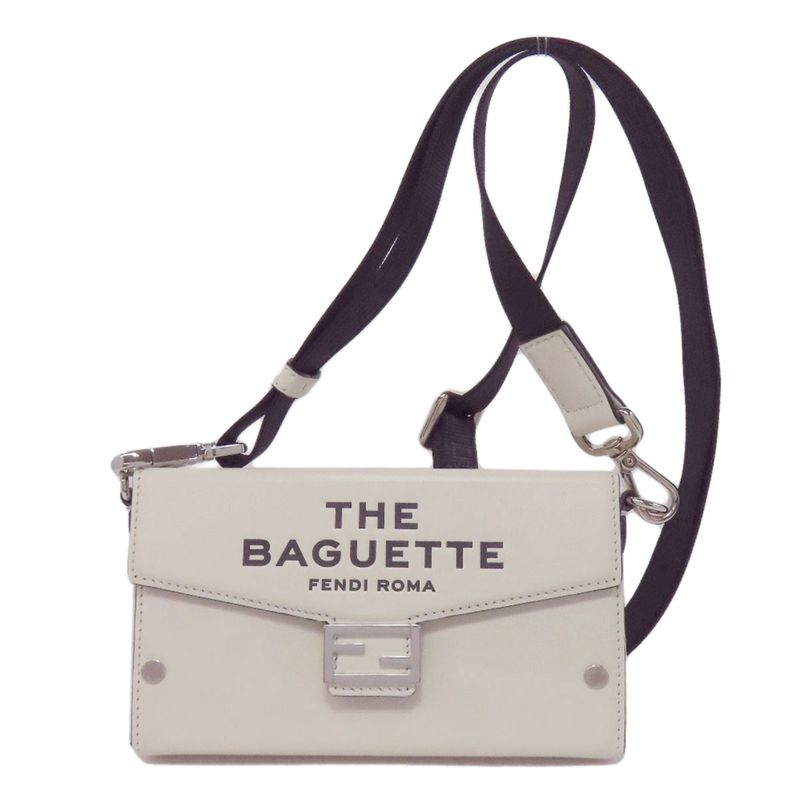 Fendi Marc Jacobs Collaboration Shoulder Bag Calf Women