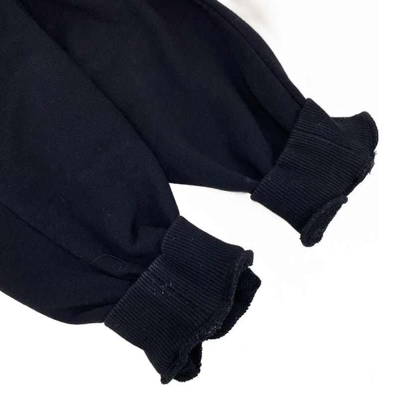 Celine Hoodie Size L Men's Loose Sweatshirt 2y468670q Black Long Sleeves Cotton