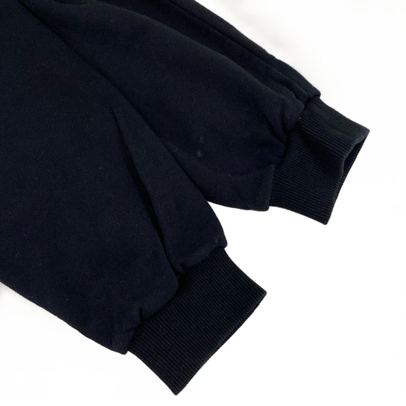 Celine Hoodie Size L Men's Loose Sweatshirt 2y468670q Black Long Sleeves Cotton