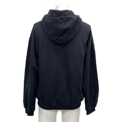 Celine Hoodie Size L Men's Loose Sweatshirt 2y468670q Black Long Sleeves Cotton