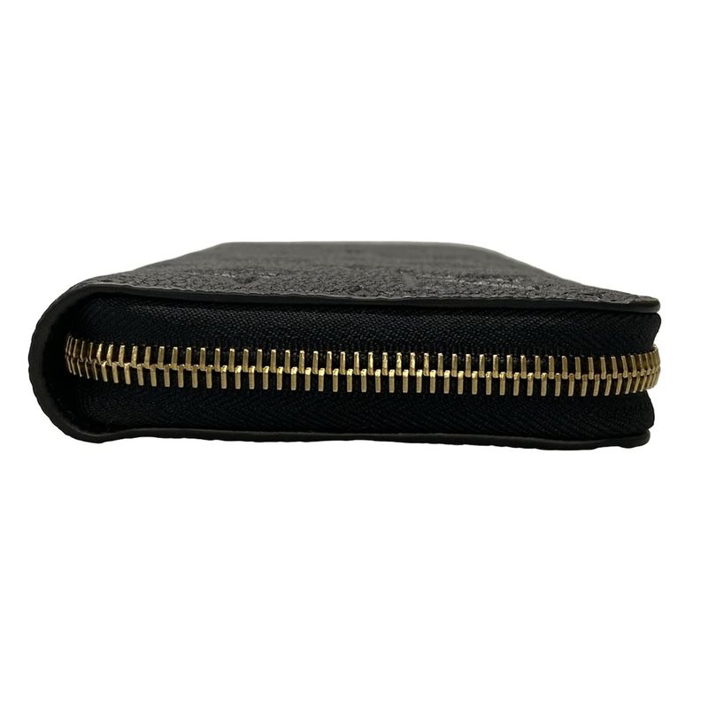 Louis Vuitton Monogram Empreinte Zippy Wallet M61864 Noir Black Leather