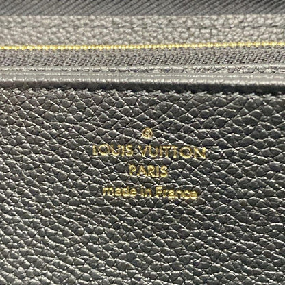 Louis Vuitton Monogram Empreinte Zippy Wallet M61864 Noir Black Leather