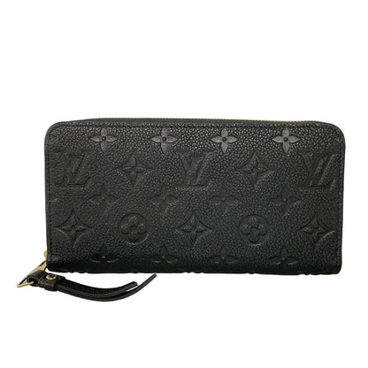 Louis Vuitton Monogram Empreinte Zippy Wallet M61864 Noir Black Leather