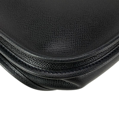Hermes Shoulder Bag Evelyndu PM Black Silver Hardware