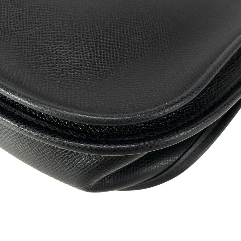 Hermes Shoulder Bag Evelyndu PM Black Silver Hardware