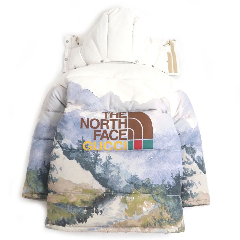 Gucci×the North FACE Gucci The North Face 21AW 670603 Nylon Down Trail Print