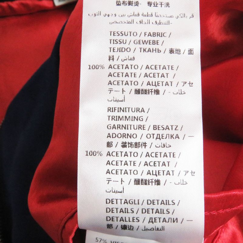 Gucci 19AW 575315 Double G Logo Patch Souvenir Jacket Stajan Blue And Red 44