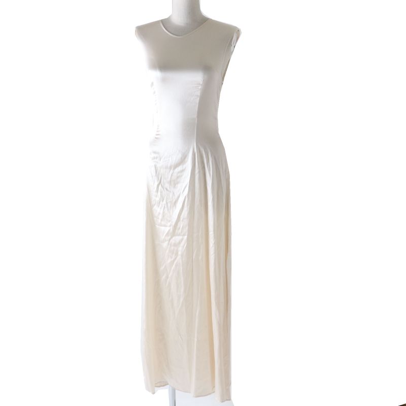 Bottega Veneta 20AW 640079 Long Sleeve Super Long Dress Salmon