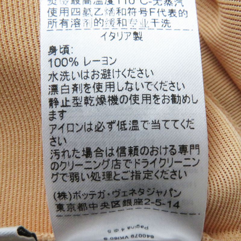 Bottega Veneta 20AW 640079 Long Sleeve Super Long Dress Salmon