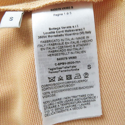 Bottega Veneta 20AW 640079 Long Sleeve Super Long Dress Salmon