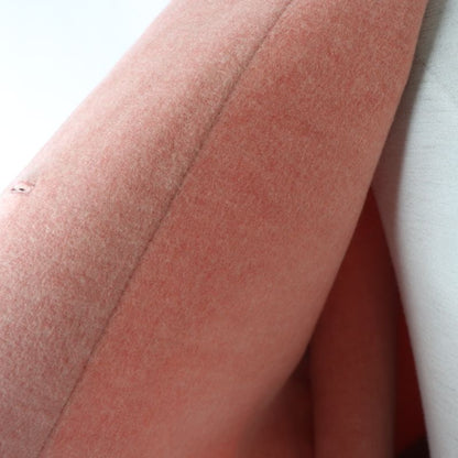 Hermes 22AW 100% Baby Cashmere Double Face Coat Pink 40 Made In France Genuine