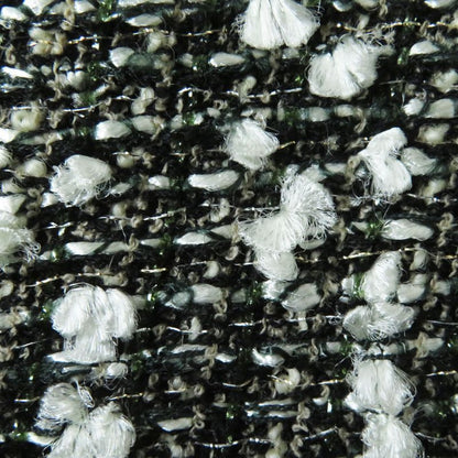 CHANEL 04A P24139 Tweed Skirt With Coco Mark Cut Off Hem Multi 38 Made In