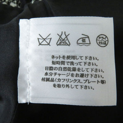 CHANEL 04A P24139 Tweed Skirt With Coco Mark Cut Off Hem Multi 38 Made In